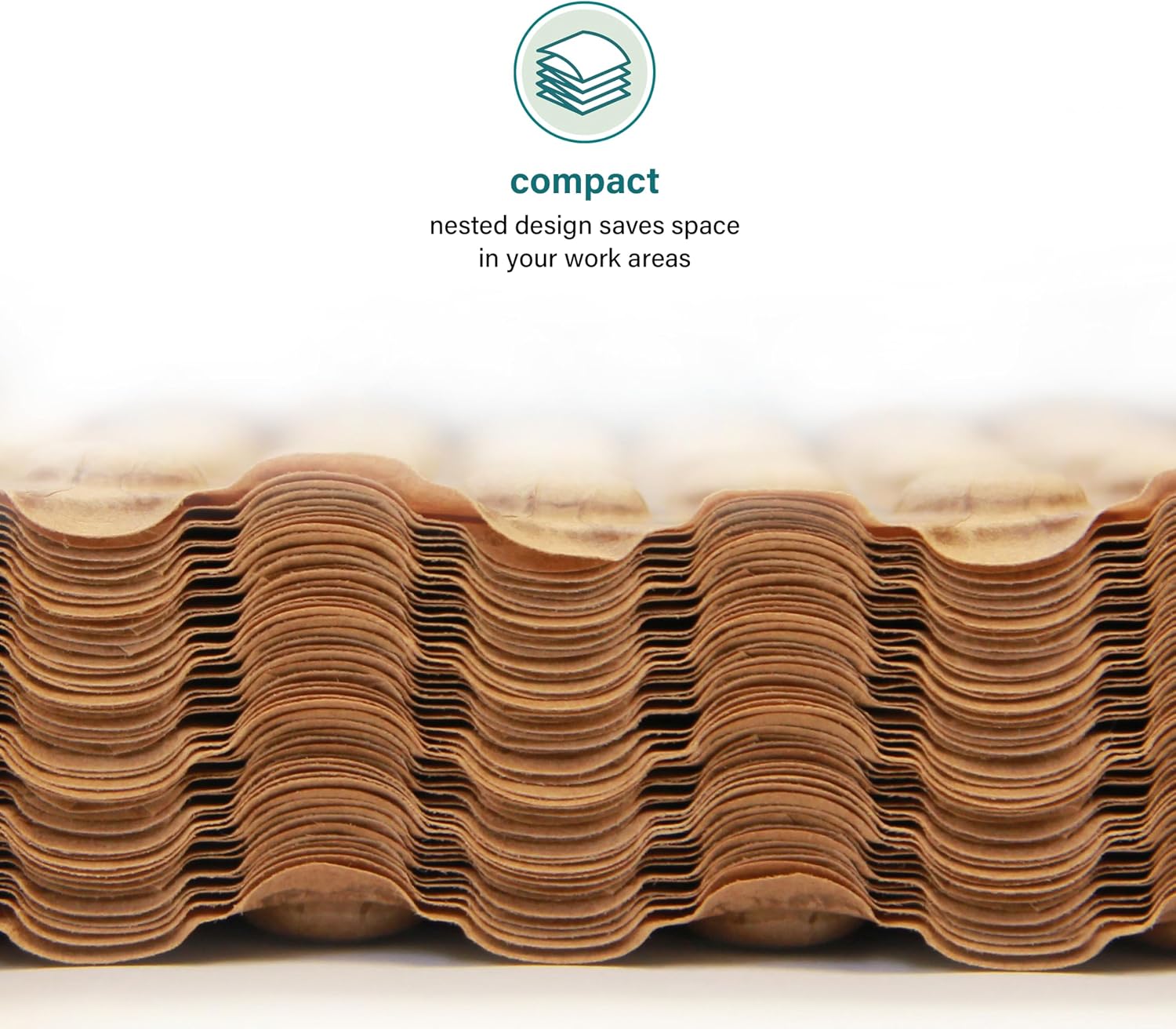 Paper Bubble Wrap Sheets for Packing, Moving, & Shipping - 12" x 12" x 250' - Eco-Friendly Kraft Bubble Paper