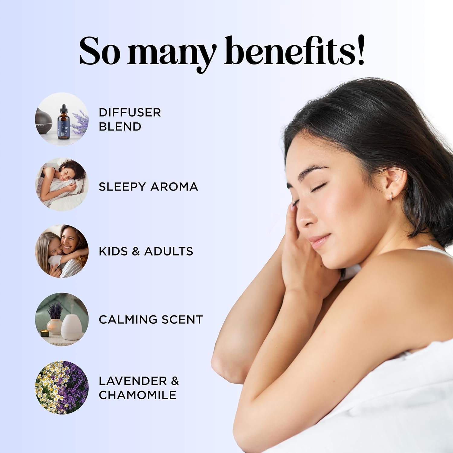 Sleep Essential Oil Blend for Diffuser - Dream Essential Oils for Diffusers Aromatherapy and Relaxation with Clary