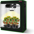 48”x24”x60” Grow Tent, Reflective 600D Mylar,Hydroponic Grow Tent with Observation Window and Floor Tray for Indoor