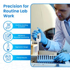 Single-Channel Micropipette, 0.5-10µL Capacity - Precise Liquid Handling