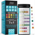Pool Test Strips for Pools and Spas - 7 in 1 Water Test 200 Pack
