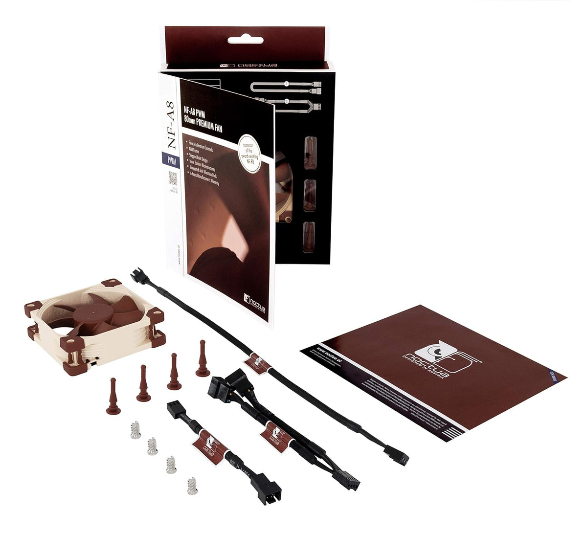 Noctua NF-A8 PWM, High-Performance Quiet Fan 80mm