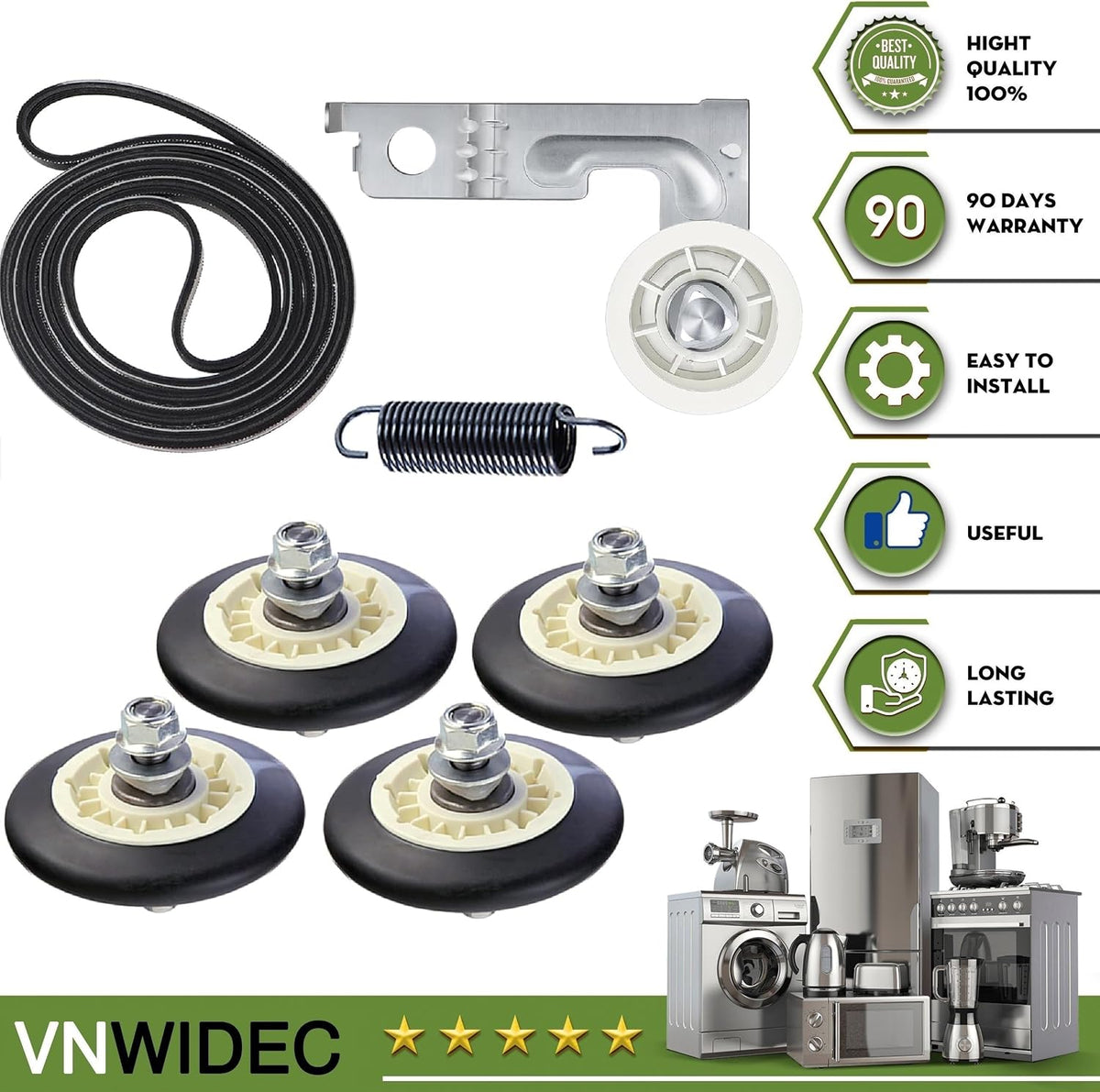 Dryer Repair Kit for LG DLEX3885W DLG0452W DLEX8000V DLE5955W