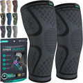 Compression Knee Brace for Women & Men - 2 Pack Knee Brace for Women Running Knee Pain, Knee Support Compression