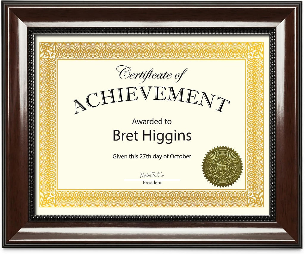 Certificate Award Kit Navy Linen with Gold Seals, 75-Piece Set | certificate kit, 8.5x11 certificate paper, linen