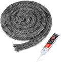 Stanbroil 1" x 84" Wood Stove Gasket Kit with High-Temperature Cement