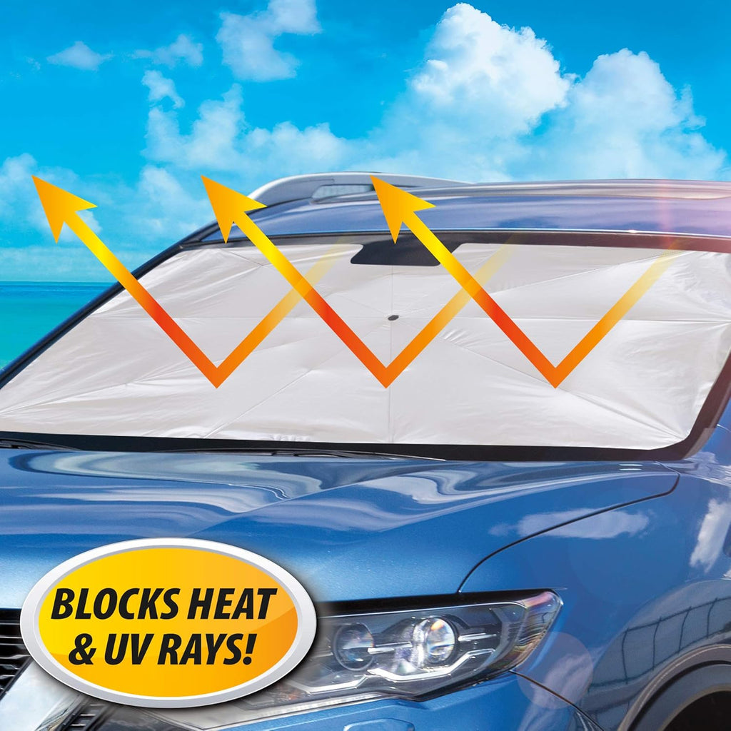 Brella Shield by Arctic Air, Car Windshield Sun Shade, One-Size (31x57"), As Seen on TV