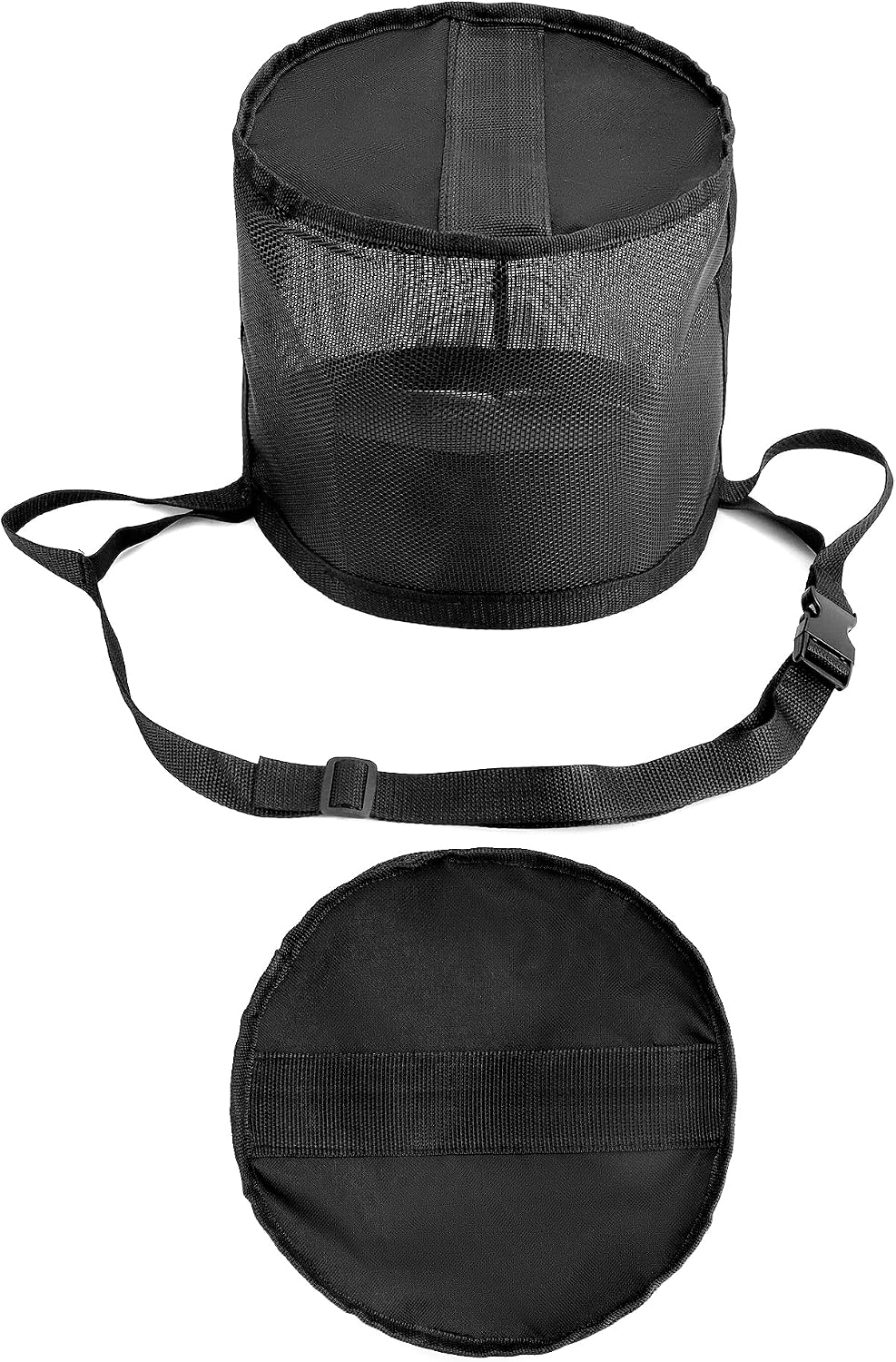 2 Pack Horse Feed Bag for Grain - Durable Mesh Grain Feeder with Adjustable Strap, Comfortable Neck and Nose Pad