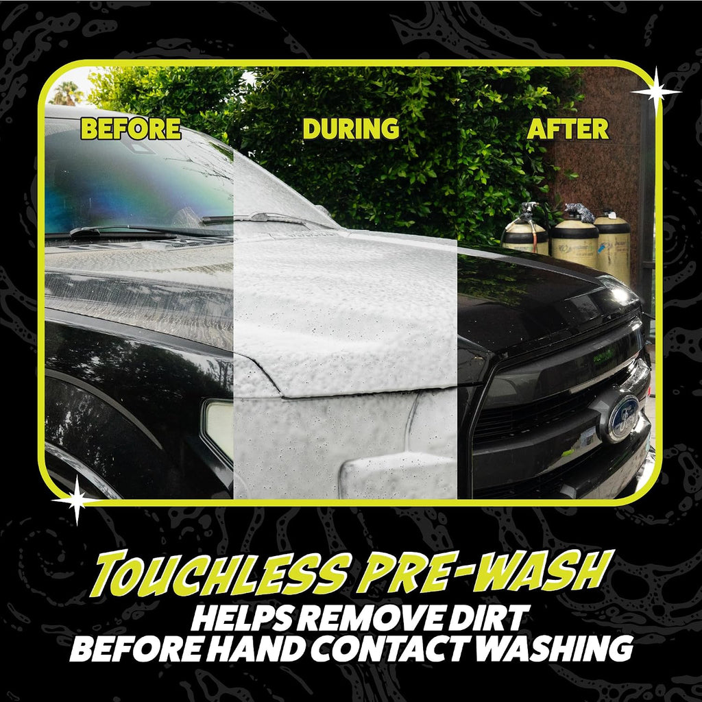Snow Foam Pre Wash Car Wash Soap for Foam Cannons, 16 oz | High-suds snow foam pre-soak for foam cannons and foam