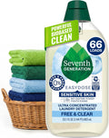 Laundry Detergent, Ultra Concentrated EasyDose, Free & Clear, 23.1 Fl Oz