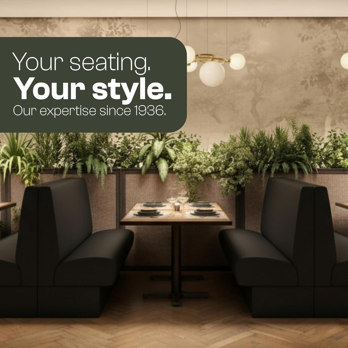 60" Restaurant Vinyl Booth Seating Bench – Quick-Ship Modular Commercial Booth with Birch Plywood Frame, High-Density