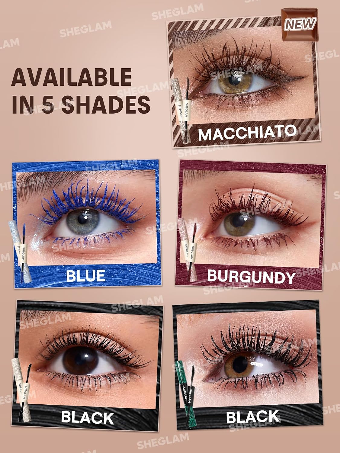 All-In-One Volume & Length Mascara-Waterproof-Macchiato