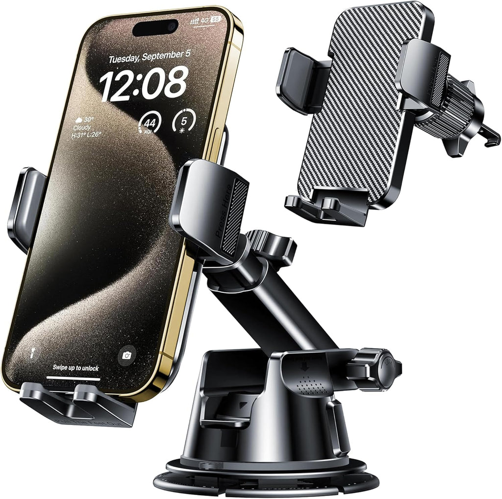 Dash Mounted Holders Phone Holders for Your Car Phone Mount for Car Windshield Dashboard Air Vent Universal Desk