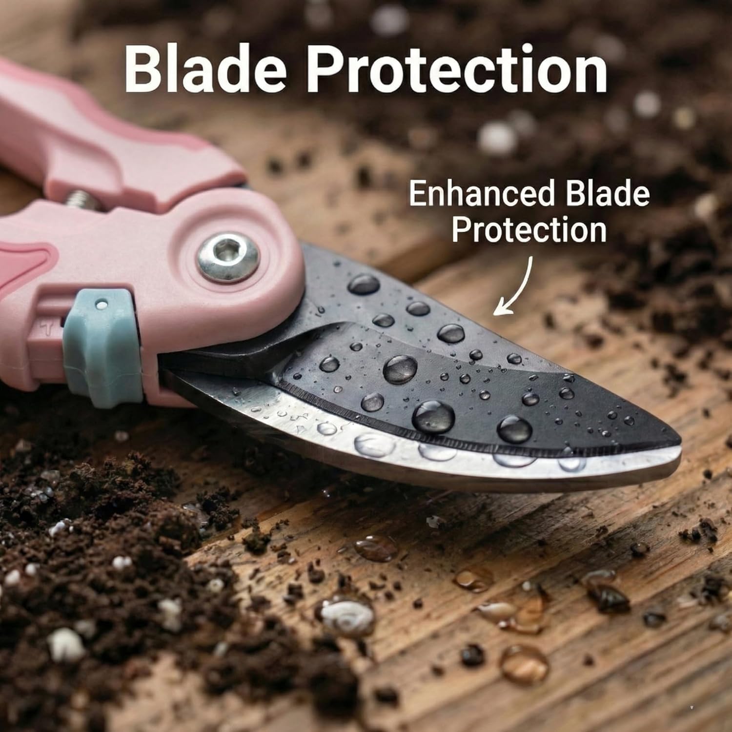 Pruning Shears 2-Pack — 8" Bypass Hand Pruner & 6.25" Precision Snips, SK5 Steel Blades with Non-Stick Coating