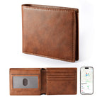 Wallet for Men with Find My Functionality, Holds 9 Cards and 15 Bills