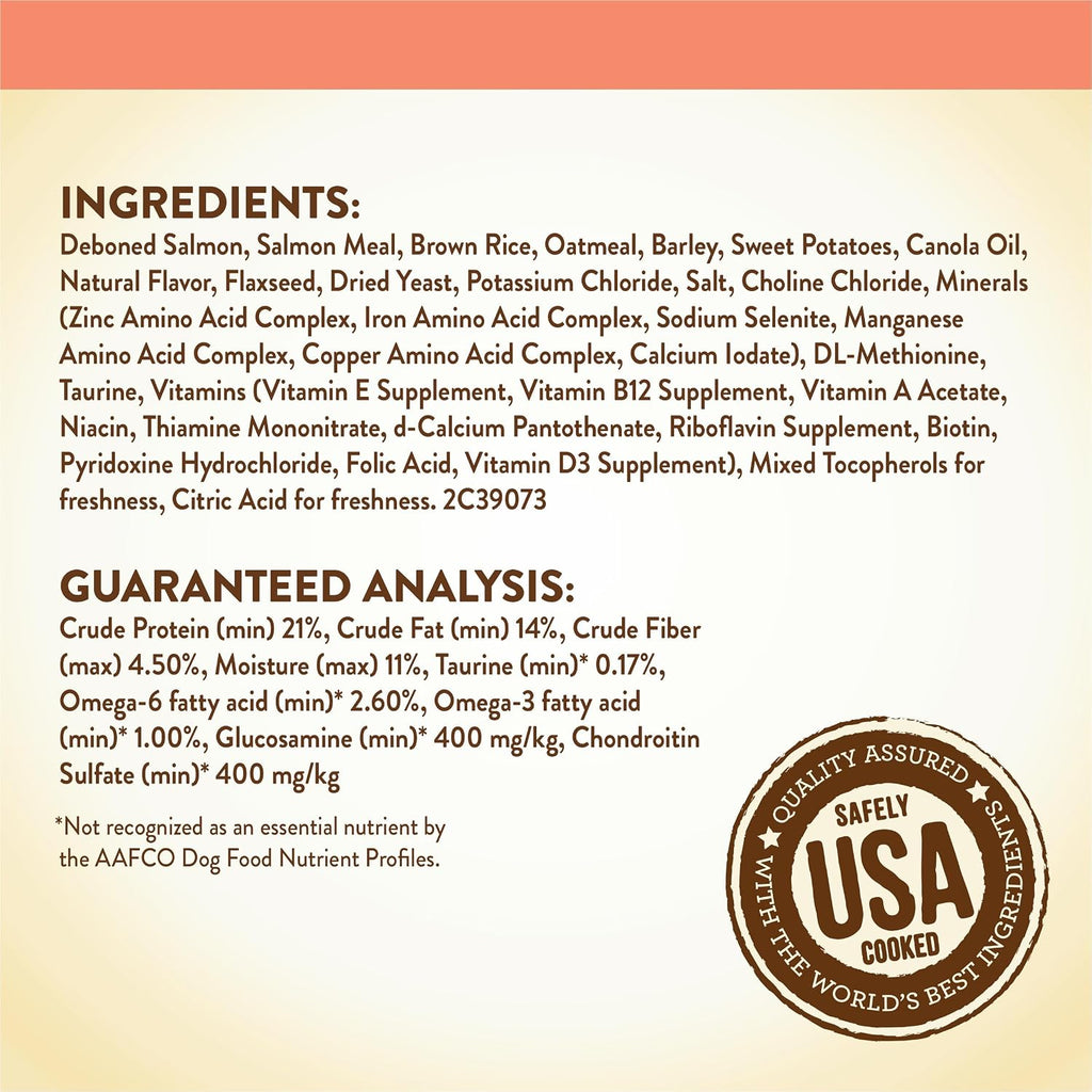 Limited Ingredient Diet Grain Free Dry Dog Food, Premium and Healthy Kibble, Salmon and Sweet Potato - 4.0 lb. Bag
