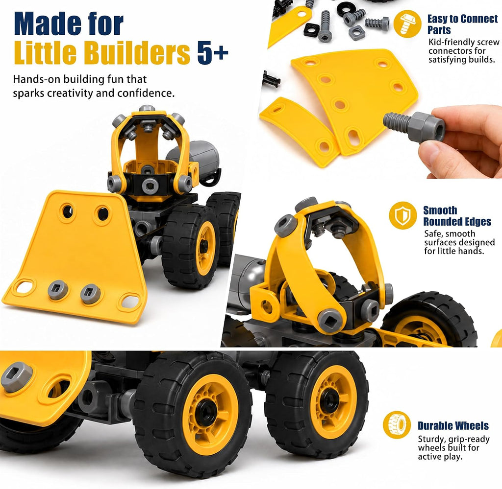 10-in-1 Motorized STEM Building Toys for Kids Ages 5+