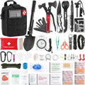 Survival First Aid Kit, 248PCS Survival Tools Camping Essentials Tactical Gear Emergency Trauma Medical Supplies