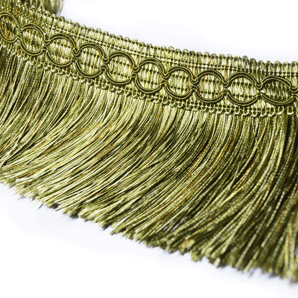 Brush Fringe Trim 6.5 Yard x 3.54 Inches Basic Trim Collection