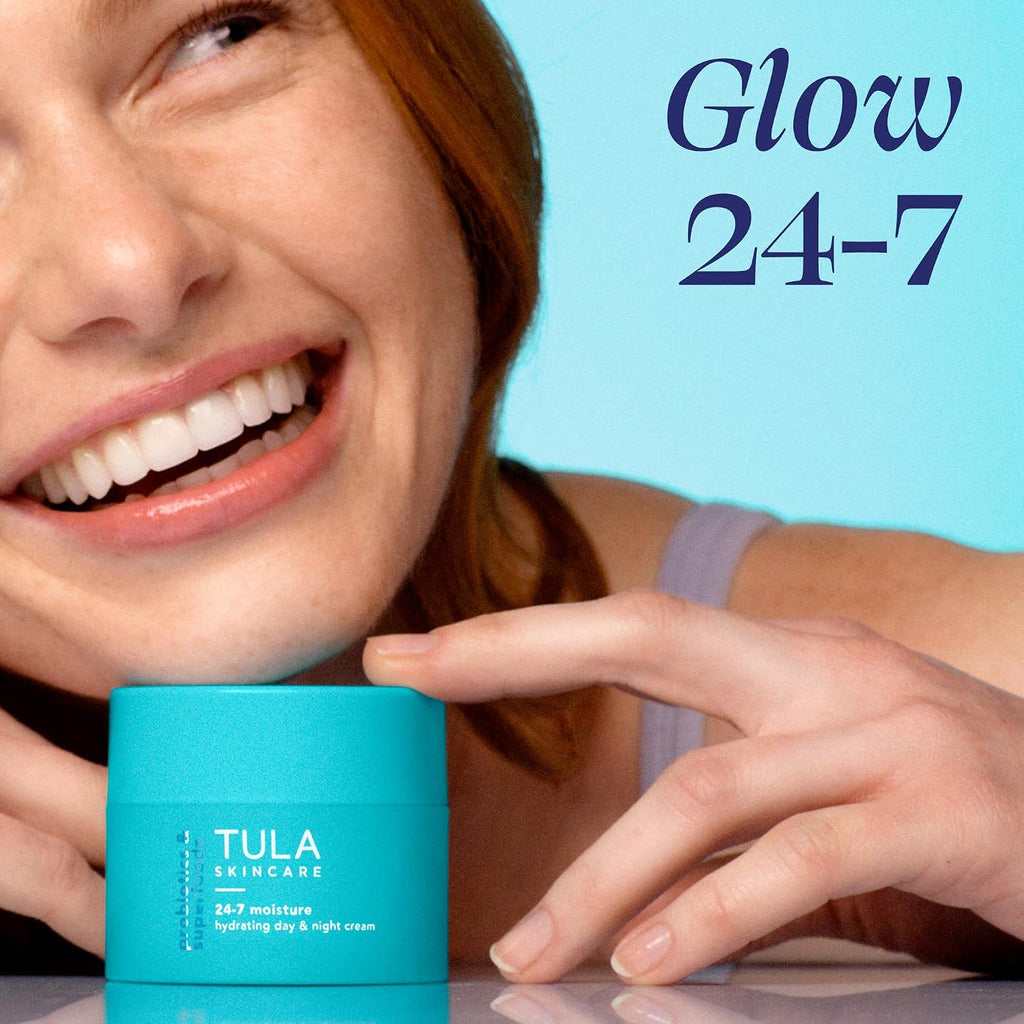 Skincare 24-7 Hydrating Day & Night Cream, Anti-Aging Face Moisturizer for Dryness & Dullness with Prebiotic Extracts