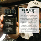 Beard Boost Beard Growth Vitamins for Men, 90-Day Supply