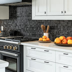 Black Cabinet Handles, 2 Pack Kitchen Handles, 3 Inch
