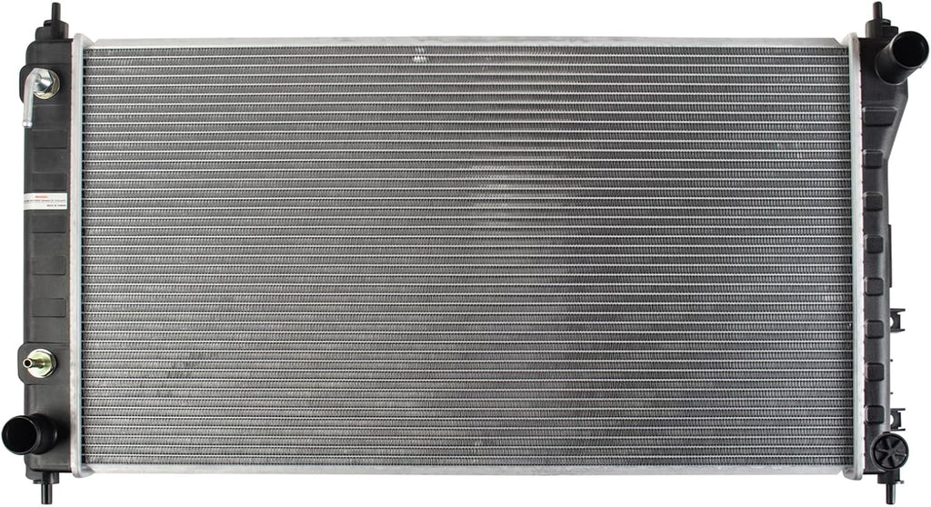 TRQ Radiator Assembly Aluminum Core Cross Flow with Transmission Oil Cooler