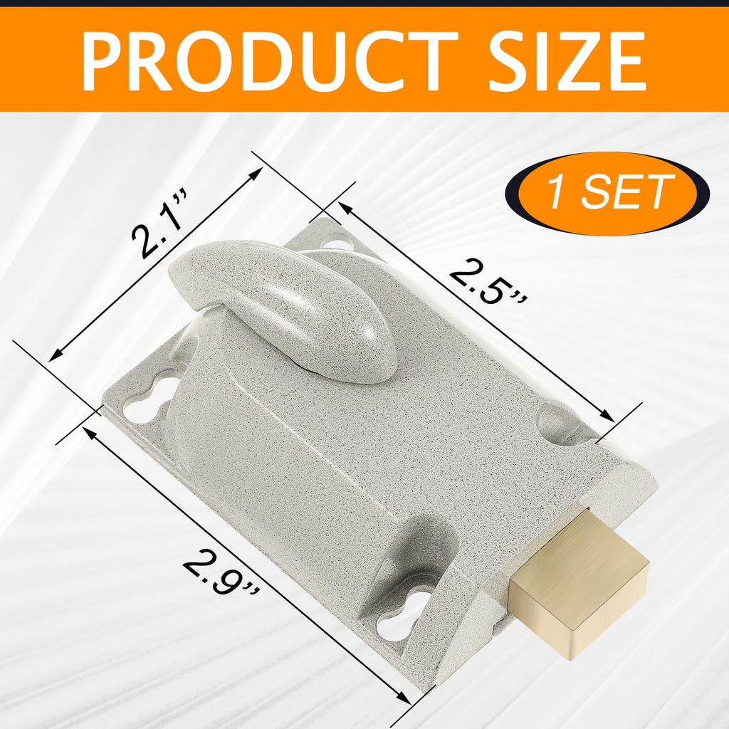 A Set Garage Door Locks Set with Keys Twist Deadbolt Locks