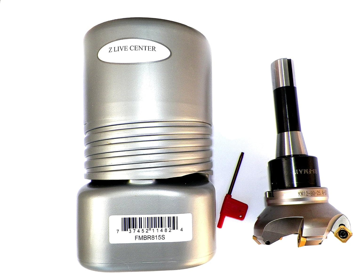 3.15" Face Shell Mill Cutter 45 Degree 5 Flutes R8 Face Milling Cutter W Inserts