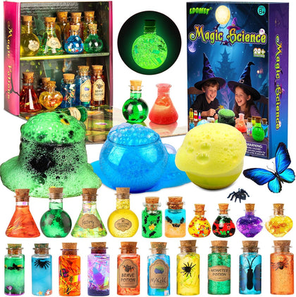 Science Magic Potions Kit for Kids Age 8-12 | 20+ Potion Experiments Making, Fairy Magic Potions Craft Kit, Creative