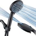 AquaCare High Pressure 8-mode Handheld Shower Head - Anti-clog Nozzles, Built-in Power Wash to Clean Tub, Tile &