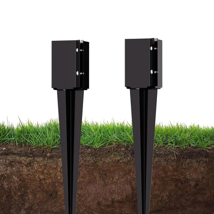 24 Inch 4x4 Fence Post Anchor Ground Spike (Fit 3.6"x3.6")