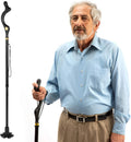 Walking Cane for Men and Women - Special Balancing Stick With 10 Adjustable Heights - Self Standing, Folding