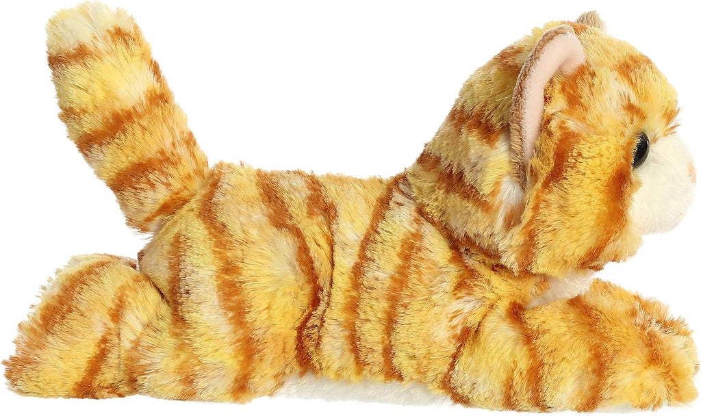 Adorable Mini Flopsie Ginger Cat Stuffed Animal - Mini Companions Ready for Playful Adventures - for Kids All Ages