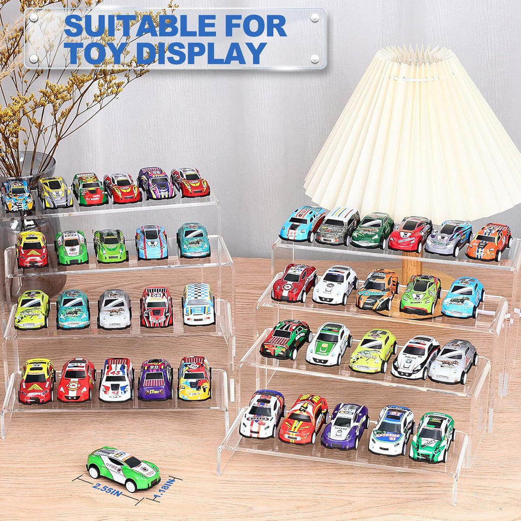 Acrylic Risers Display Stands, Acrylic Stands for Display 16Pcs 4Set | Clear Risers Display Stands, Acrylic Display