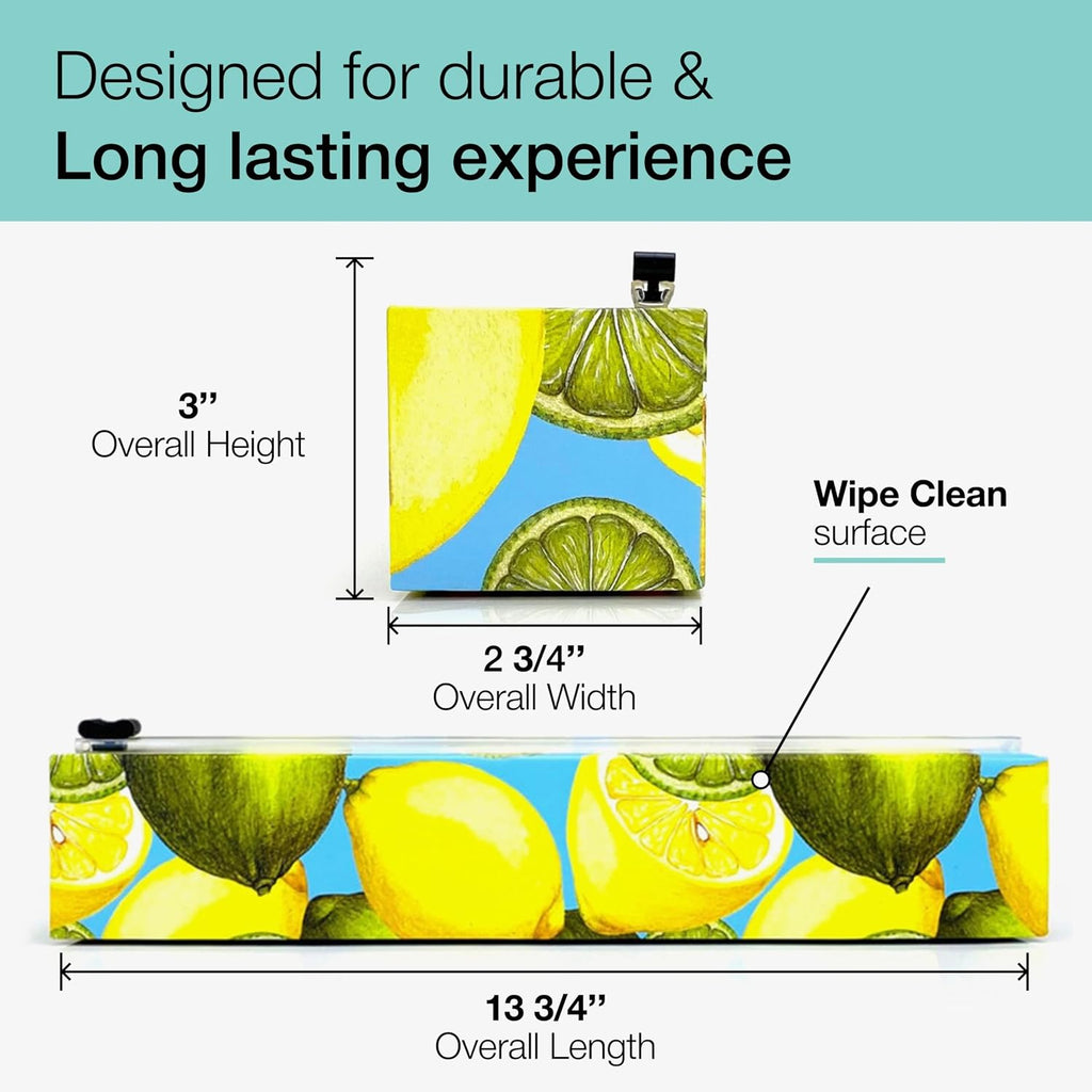Lemon Style - Plastic Wrap Dispenser - Includes 12"x250' roll