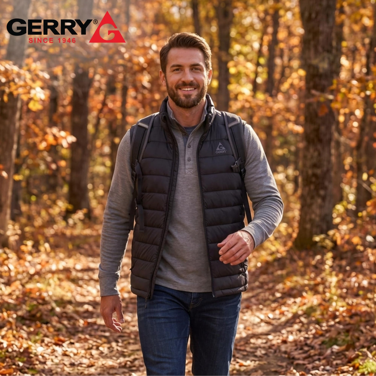 Mens Puffer Vest - Packable Lightweight, Quilted Winter Outerwear