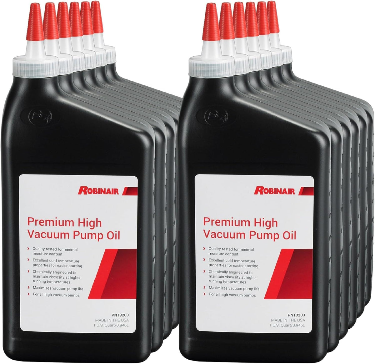 Robinair 13203 Premium High Vacuum Pump Oil; 1 Quart (Single)