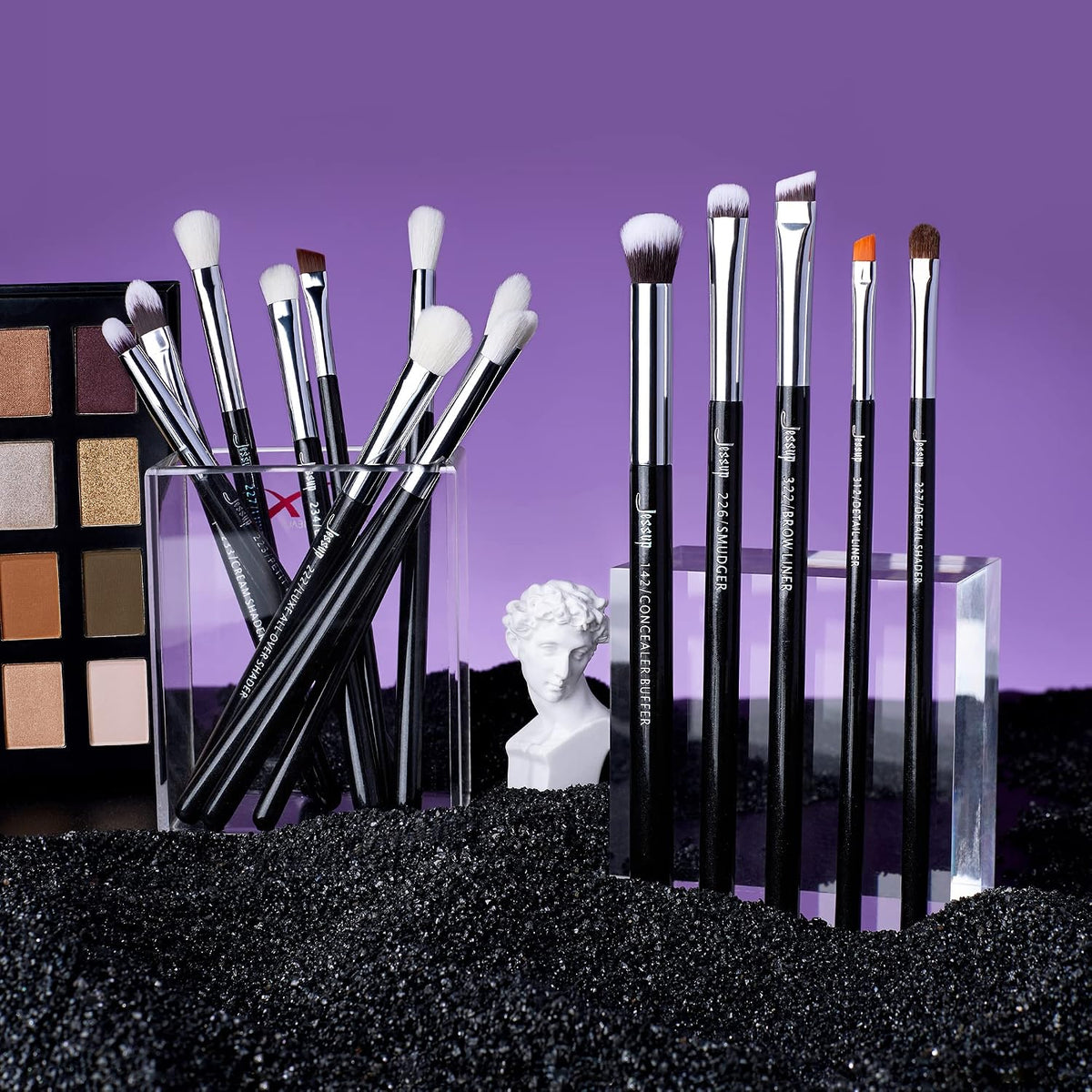 Eye Makeup Brushes Set Professional for Eyeshadow Eyeliner Brow T177