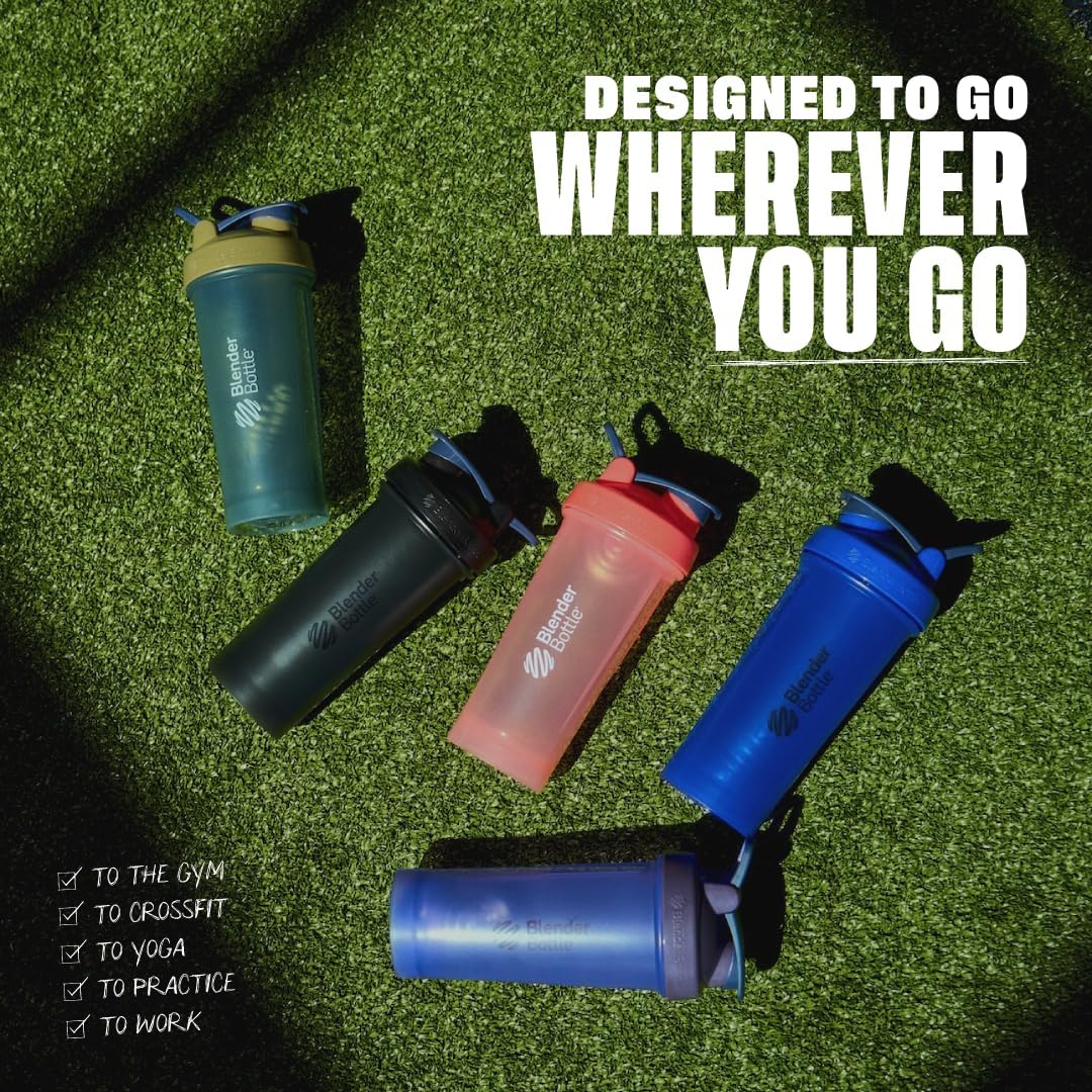 Classic V2 Plastic Shaker Bottle 20 oz Black