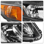 Halogen Headlight Assembly for 2012-2015 Honda Civic Sedan 4-Door