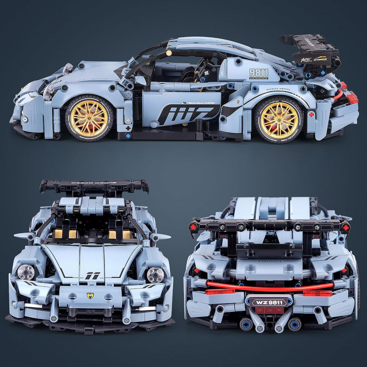 Technic Car Building Blocks Set for Adults, 1465 Pieces 1:14 Super Sports Vehicle Model Building Kits, Racing Car