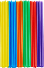 10.02-Inch Long Plastic Straws [200 Count] Disposable Drinking Straws for Cold Beverages, Parties & Events - Assorted