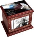 Cremation Urns for Human Ashes Adult Up to 200 IBS with Photo Frame
