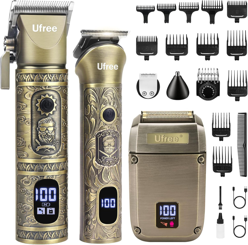 Beard Trimmer, Hair Clippers Mens Shaver Electric Razor, Hair Trimmer for Men Cordless Barber Clippers and Trimmers