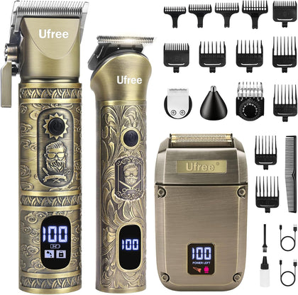 Beard Trimmer, Hair Clippers Mens Shaver Electric Razor, Hair Trimmer for Men Cordless Barber Clippers and Trimmers