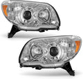 for 2006-2009 Toyota 4Runner Headlights Assembly Chrome Pair