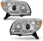 for 2006-2009 Toyota 4Runner Headlights Assembly Chrome Pair