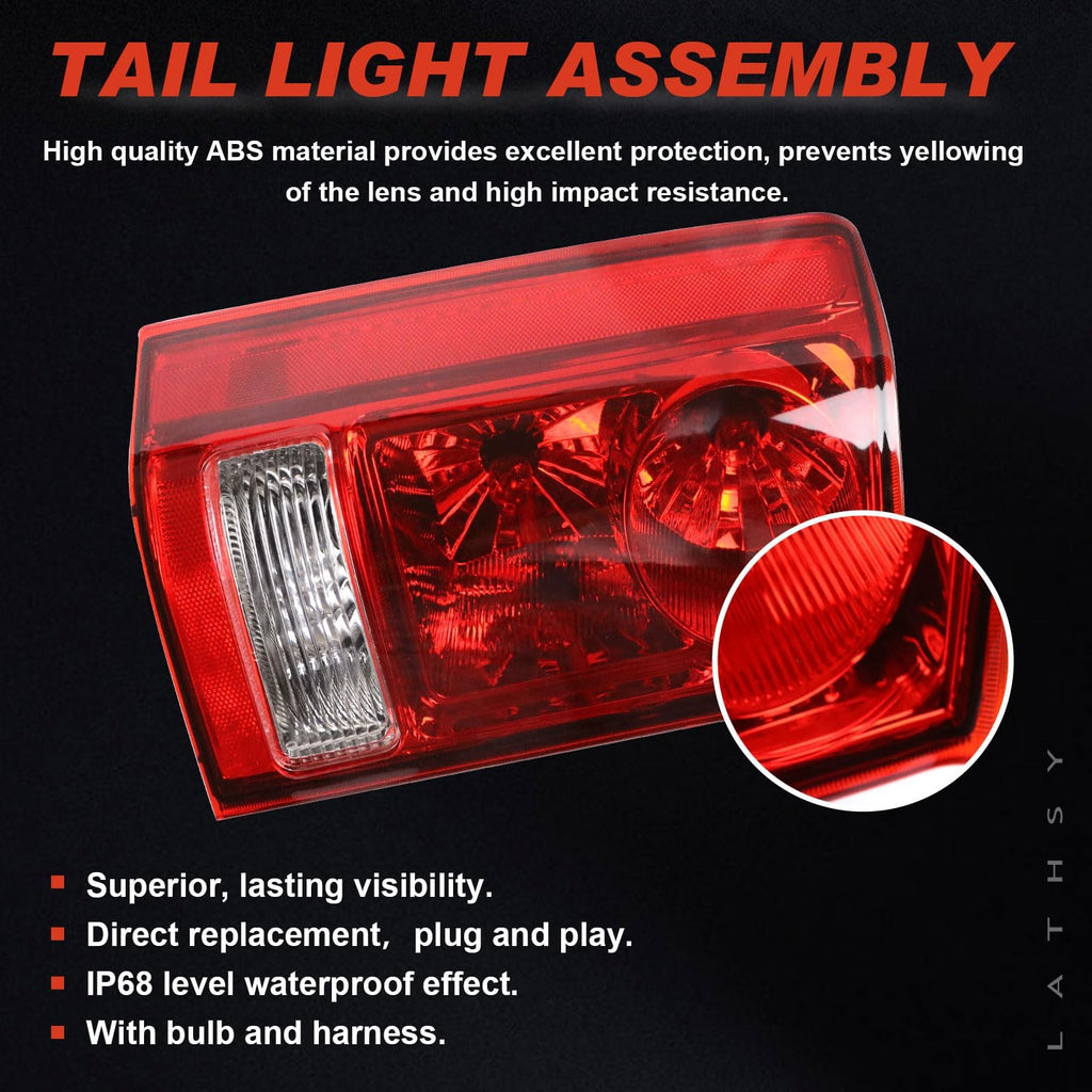 Tail Light Compatible With 2009-2015 Honda Pilot Passenger Side