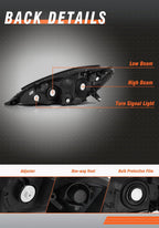 for 2006-2010 Toyota Sienna Headlights Chrome